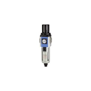 Filterregler G, PC-Beh., 5 µm, BG 300, G 3/8, 1,5 - 9 bar, VA