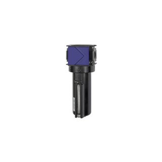 Aktivkohlefilter variobloc, Metallbeh., Sichtrohr, BG 1, G 1/4