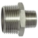 Doppelgewindenippel, red., Sechskant, R 3/4, R 1/2, ES...