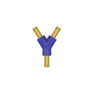 Y-Schlauchverbindungsstutzen, für Schlauch LW 6, Messing und POM