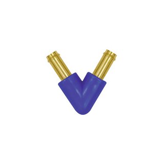 V-Schlauchverbindungsstutzen, für Schlauch LW 4, Messing und POM
