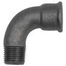 Bogen 1a, 90°, kurz, Rp 1/2 i., R 1/2 a. Temperguss...