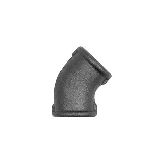 Winkel 120, 45°, Rp 2 i., Rp 2 i., Temperguss schwarz