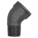 Winkel 121, 45°, Rp 1 1/4 i., R 1 1/4 a., Temperguss...