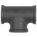 T-Stück 130, 3 x Rp 1/2 i., Temperguss schwarz