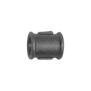 Muffe 270, Rp 3/8 i., Rp 3/8 i., Temperguss schwarz