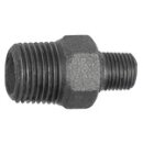 Doppelgew.nippel 245 red., R 1/2 a., R 1/4 a., Temperguss...