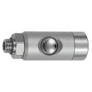 Druckknopf-Sicherheitskupplung NW 5,5, drehbar, Alu, G...