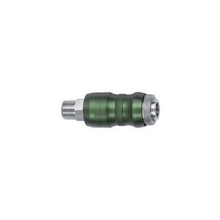 Sicherheitskupplung NW7,8, Bi-Tec, MS vern., R 3/8 AG, 2050 l/min