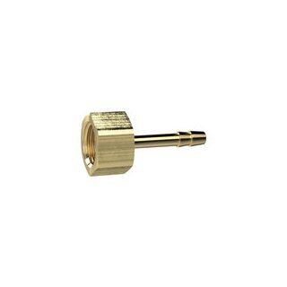 Aufschraubschlauchtülle, G 1/8, für Schlauch LW 4 mm, SW 14, MS