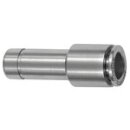 Gerade Steckverb., Nippel 8 mm, red., Schlauch-Ø...