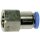 Gerade Steckverschraubung Blaue Serie, G 1/2 innen, Ø 14 mm