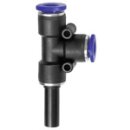 T-Steckverbind., Stecknippel 16mm Blaue Serie L-Form,...