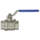 Edelstahlkugelhahn, 2-teilig, Innen-/Innengewinde, G 3,...