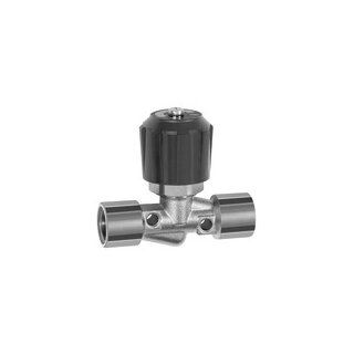 Nadelventil, Messing vernickelt, IG/IG, Rp 1/4, DN 4