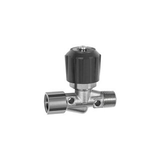 Nadelventil, Messing vernickelt, IG/AG, Rp/R 1/4, DN 4