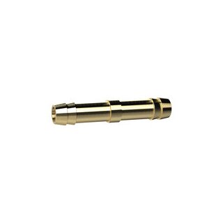 Doppelschlauchtülle, für Schlauch LW 5 mm, Messing, L=49mm