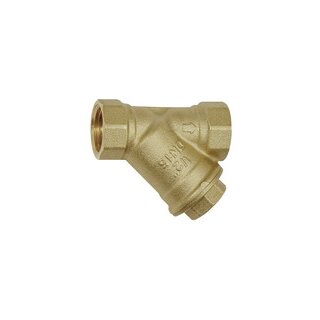 Schmutzfänger, Messing blank, G 3/4, DN 20, MW 0,2 mm