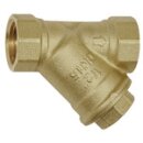 Schmutzfänger, Messing blank, G 1, DN 25, MW 0,2 mm