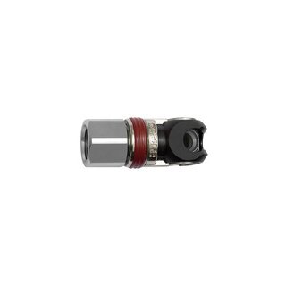 Schwenk-Sicherheitskupplung NW 6, ISO 6150 C, Stahl, NPT 1/4 IG
