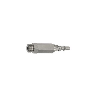 Unverwechselbarer Nippel NW 6, ISO 6150 C, RSV, G 3/8 AG, blau