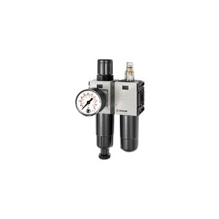 WE 2-tlg. FUTURA-mini, Metallb., Stand.manometer, G 1/4, 0,5-10, HA