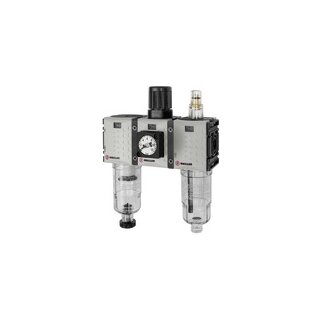 WE 3-tlg. FUTURA-mini, PC-Beh., Kompaktmanometer, G 1/4, 0,5-10, HA