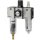 WE 3-tlg. FUTURA-mini PC-Beh., Kompaktmanometer, G1/4, 0,5-10, VA-NC
