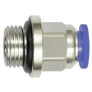 Gerade Steckverschraubung Blaue Serie mini, M5 a.,...