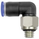 L-Steckverschraubung Blaue Serie mini, drehbar, G 1/8