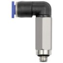 L-Steckverschraubung Blaue Serie mini, lang, drehbar, G 1/8