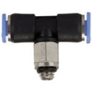 T-Steckverschraubung Blaue Serie mini, drehbar, M5