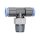 T-Steckverschraubung Blaue Serie mini, drehbar, R 1/8