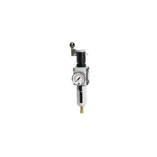 Filterregler FUTURA, PC, SK, manometer, BG 1, G 3/8, 0,1-1 bar, VA