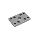 Front- oder Bodenflansch, ISO 21287, Kolben-Ø 40