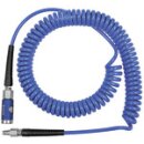 Spiralschlauch-Druckknopf-Sicherheitskuppl.-Set, PU,...