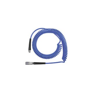 Spiralschlauch-Stahlkupplung-Set, PU, Schlauch-ø 12x8, 7,5 m