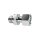 Einstellbare gerade Einschraubverschraubung, M33x2,0a., Rohr-AØ28mm, Stahl verz.