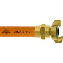 GEKA plus Schlauchstück XK 3/4 - 19mm MS m. Schlauchfassung DVGW