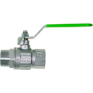 Trinkwasserkugelhahn IG x AG R 3/8 MS Ni DIN
 DVGW