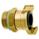 GEKA plus Gewindestück 360 AG G3/4 MS drehbar