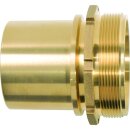 Schlauchstutzen TW AG G 1 1/2 MS glatt m.
 Bund