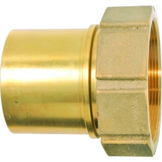 Schlauchstutzen TW IG G 1 1/4 MS m. Sicherungsbund
 drehbar