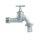 Wasserhahn 1/2 MS Cr m. Verschraubung