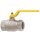 Gas-Kugelhahn 2 x IG R 3/4 MS Ni DIN DVGW