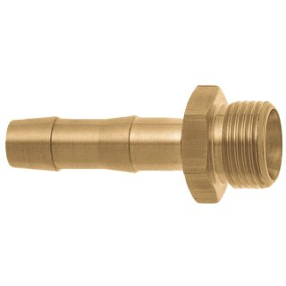 GEKA plus-1/3-Gasschweiß-Verschraubung AG G 1/8 - 4-5mm MS m.
 Sechskant