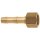 GEKA plus-2/3-Gasschweiß-Verschraubung IG G 1/4 - 6mm MS m.
 Sechskant