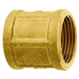 GEKA-Gewindemuffe IG G 1/2 MS druchgehend