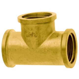 GEKA-T-Stück 90° 3 x IG G 1 MS