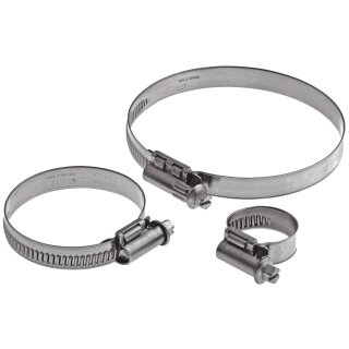 GEKA-Schlauchschelle W4 16-25mm x 12mm breit 1.4301 DIN
 3017